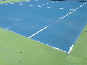 Tennis Court Curing Failure