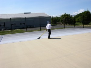 Cushioned Tennis Court Surfaces in Delaware