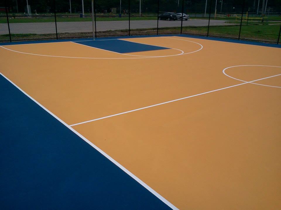 Basketball Court Surfaces Construction and Painting