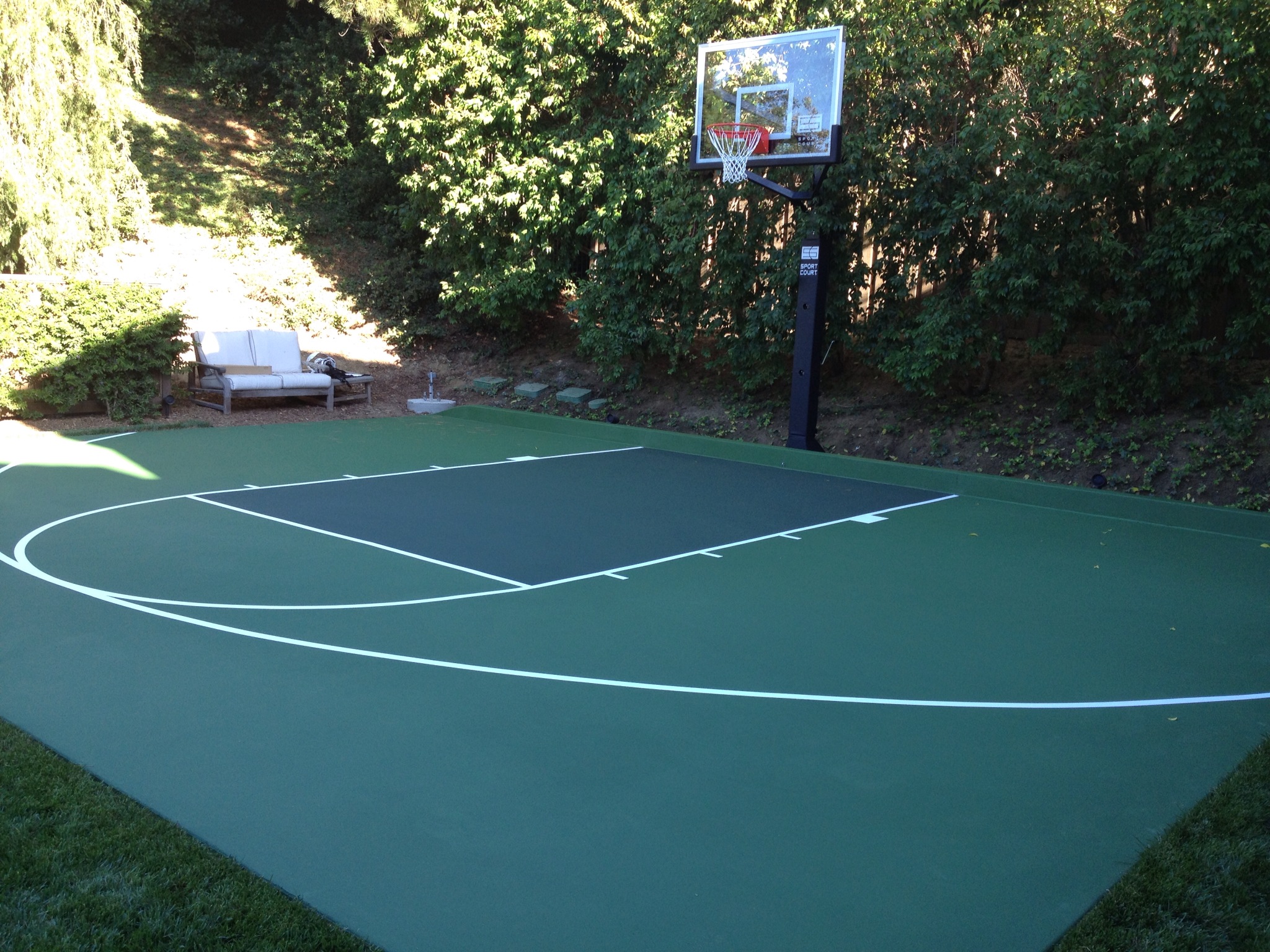 outdoor basketball court texture