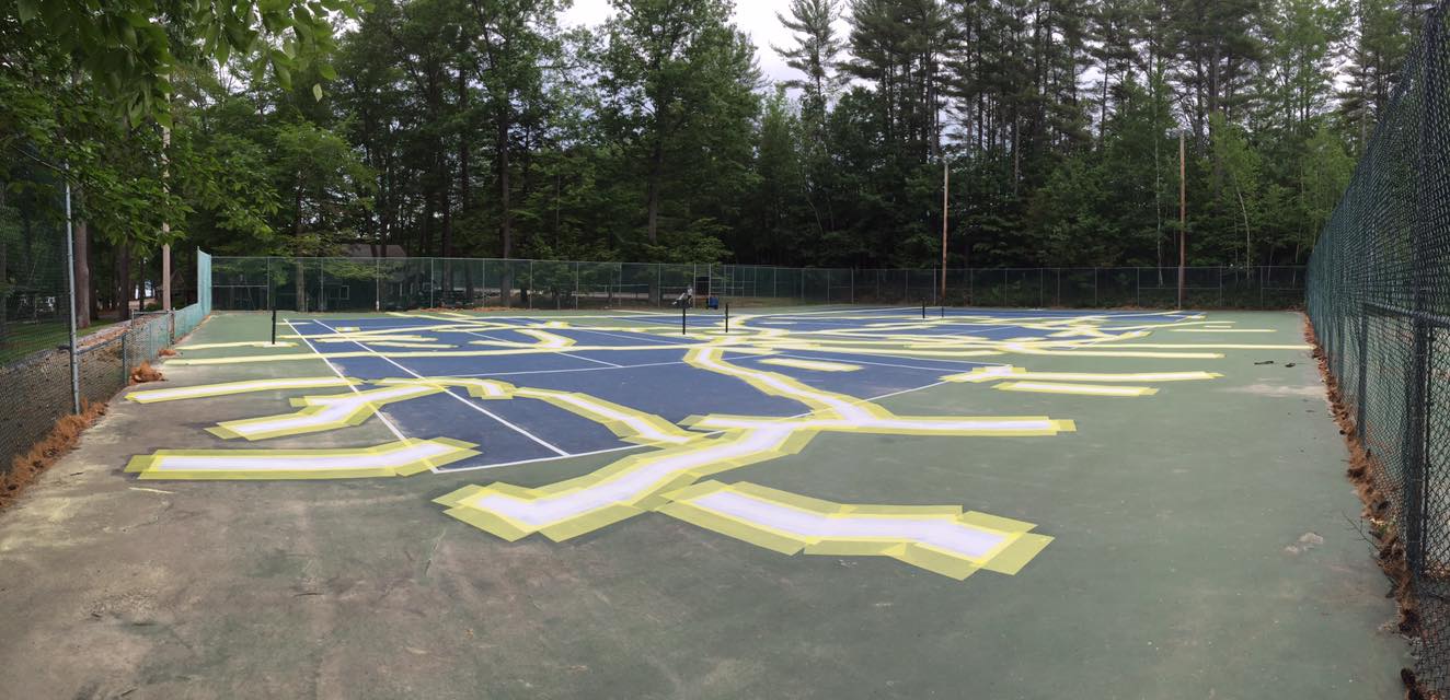 Tennis Court Crack Repair New Hampshire