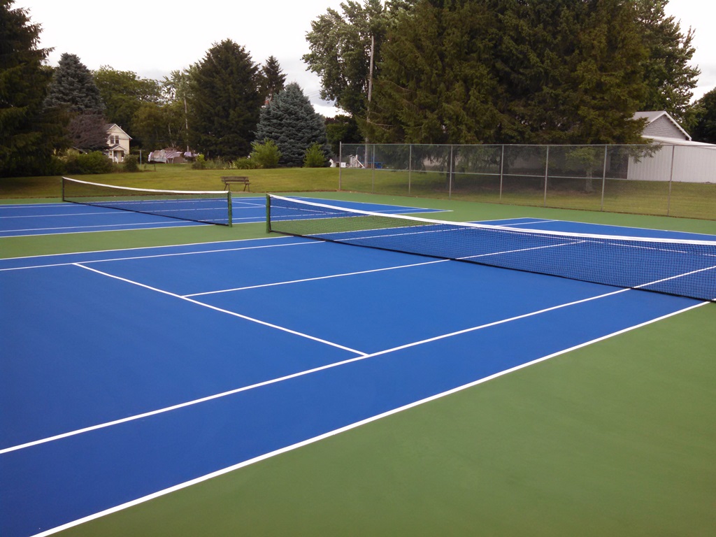 Blue & Green Tennis Courts Idaho