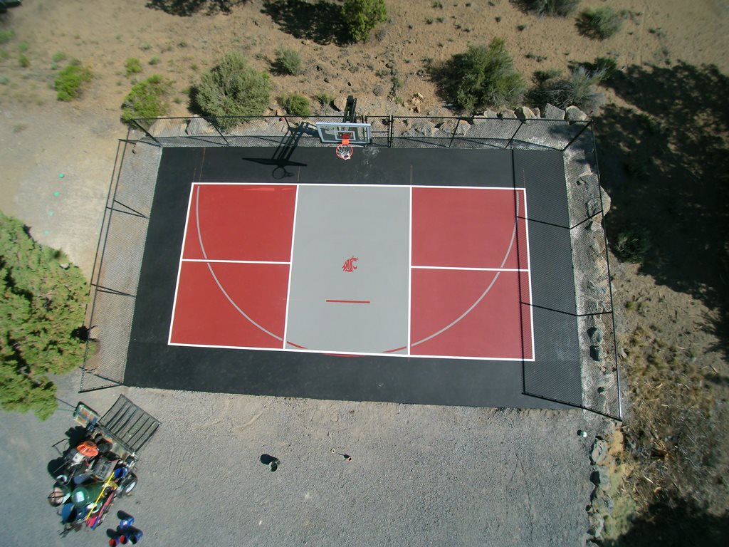Pickleball & Basketball Court Combo