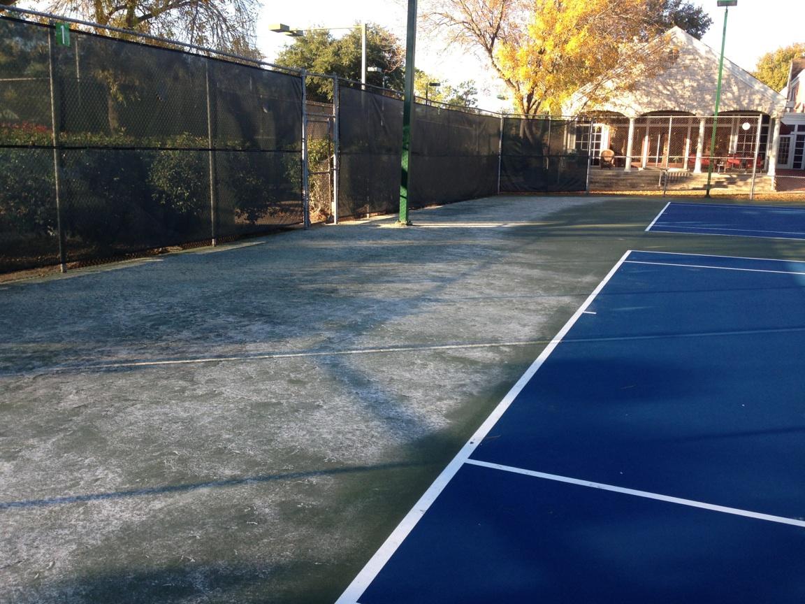 Tennis Court Surface | Improper Curing