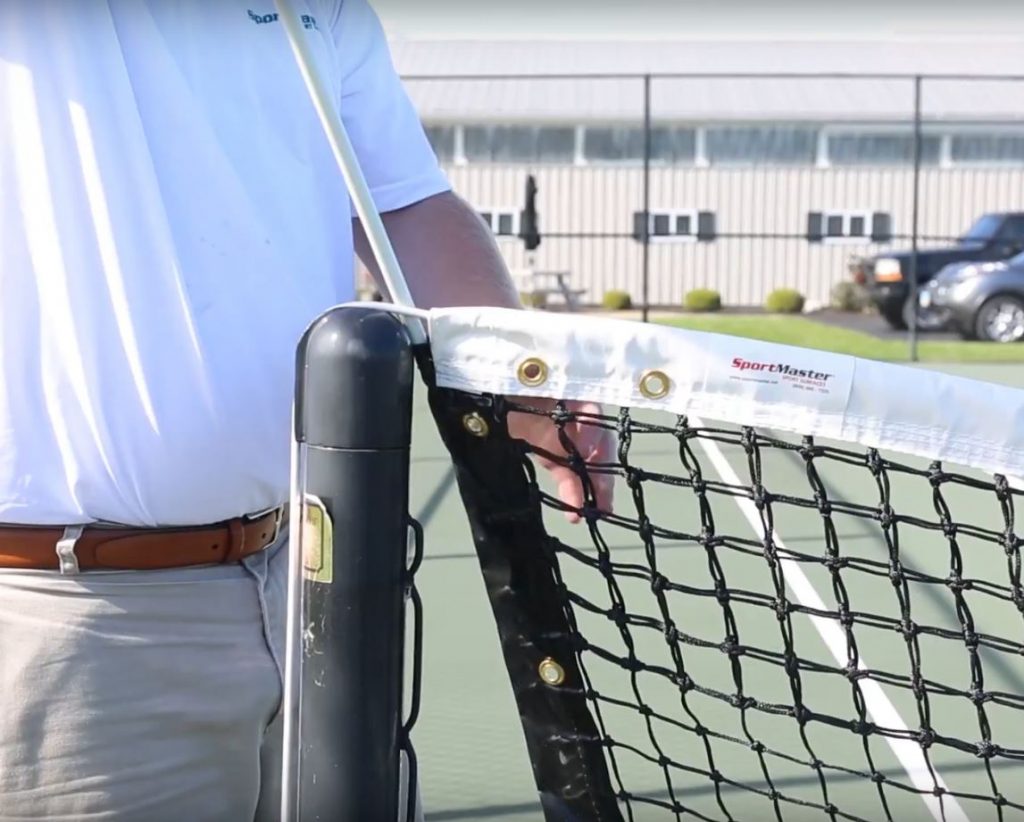 How To Install A Tennis Net Replacing or Hanging a New Net