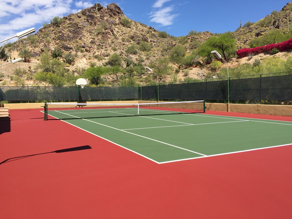 Tennis Court Surfaces Paradise Valley AZ