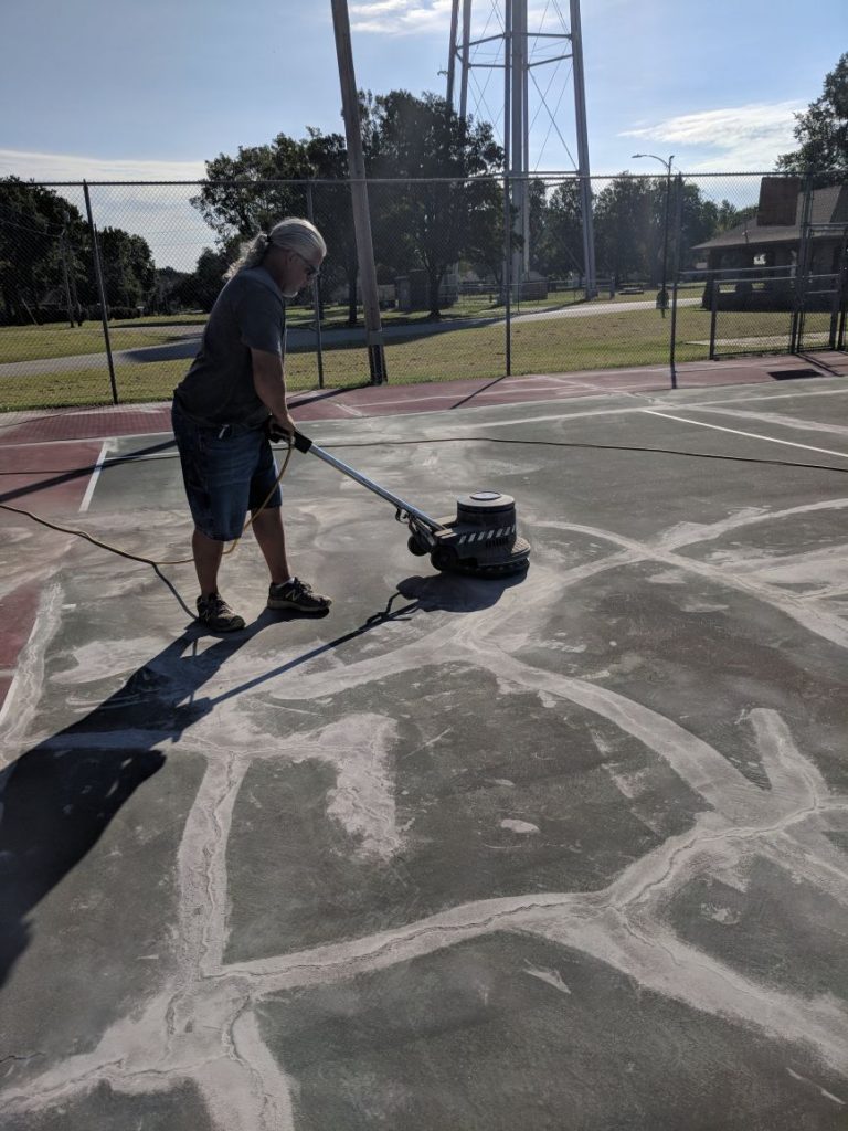 Tennis Court Sanding Kansas