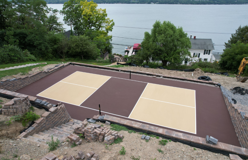 New Concrete Pickleball Court